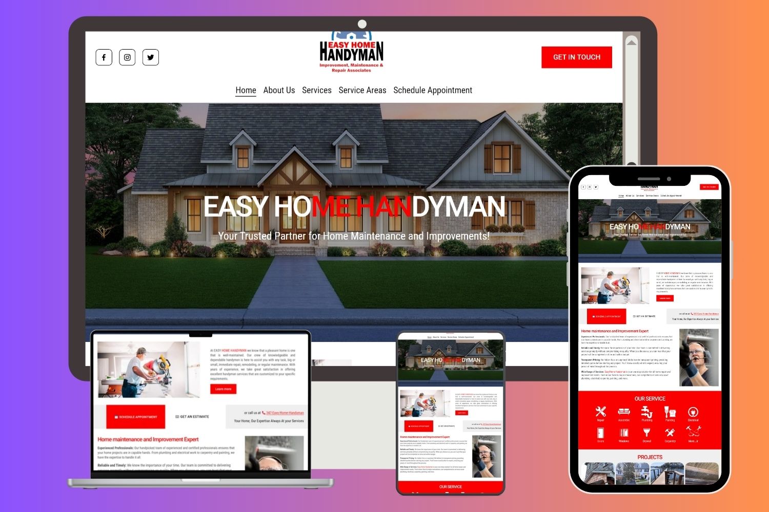 Home handyman website