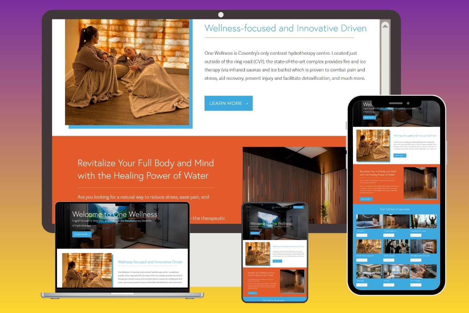 Home website design portifolio