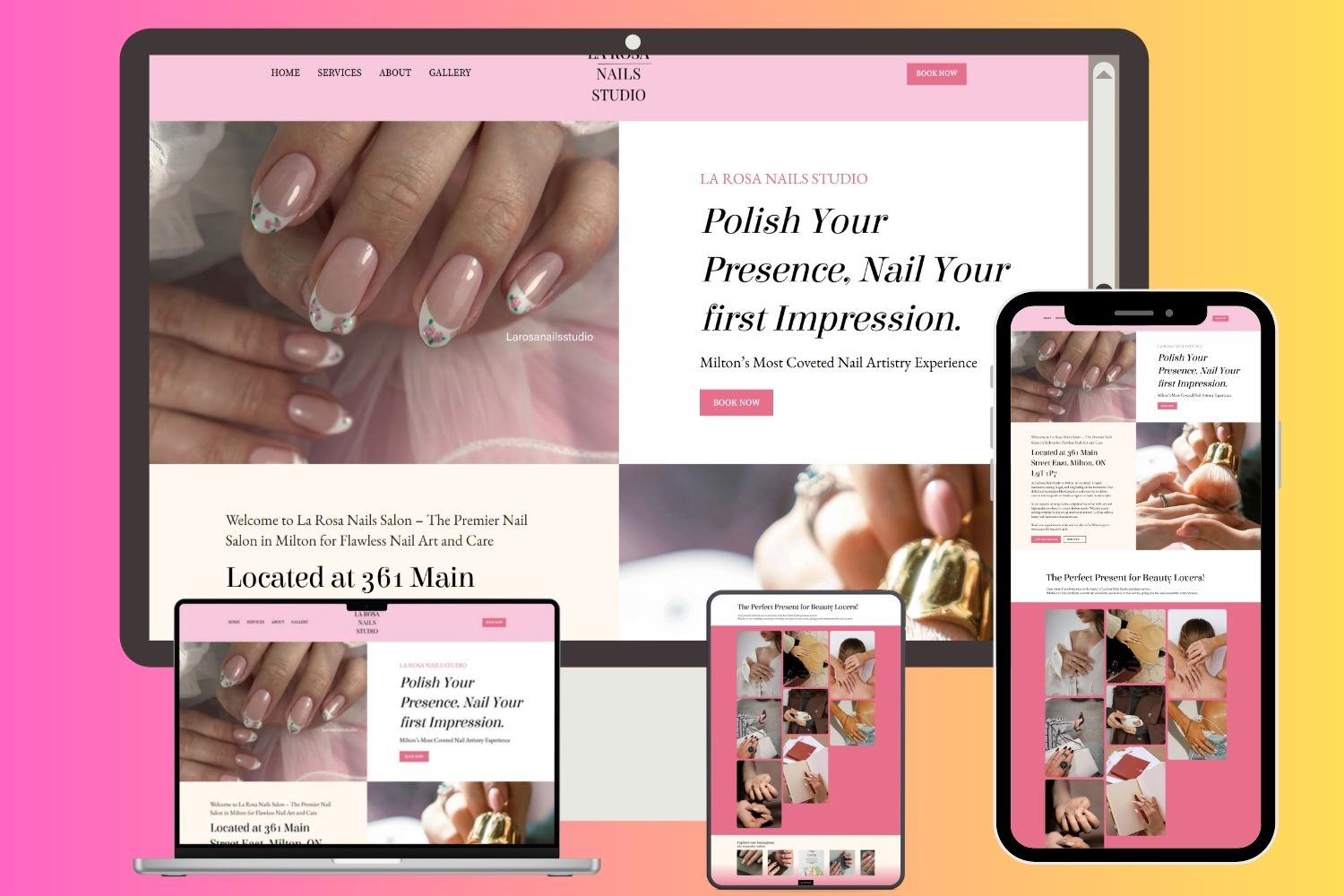 Home website development services